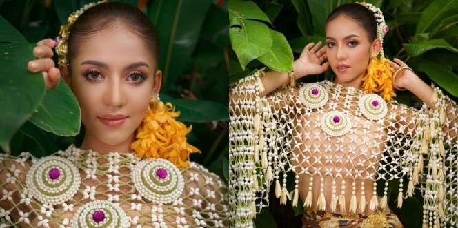 Bakal ke Indonesia, Ini Potret Miss Grand Myanmar Pakai Baju Adat Siraman Jawa untuk Miss Grand International 2022
