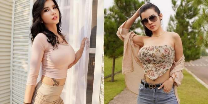 Potret Maria Vania Pamer Tato Baru di Perut yang Bergambar Naga, Langsung Curi Perhatian Netizen!