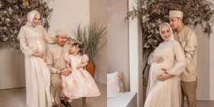10 Potret Terbaru Maternity Shoot Kartika Putri, Pamer Baby Bump Bareng Suami yang Romantis Banget