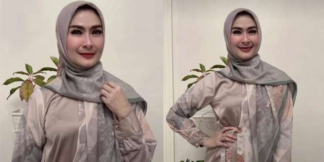 Potret Iis Dahlia Tampil Cantik dengan Berhijab, Kumis Tipisnya Curi Perhatian Netizen
