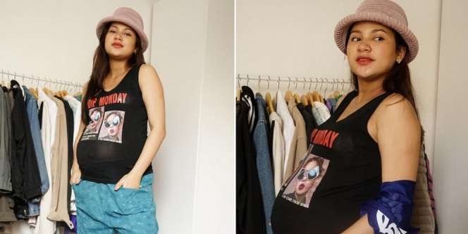 Baby Bump Makin Besar, Ini 8 Potret Indah Permatasari Tampil Keren Jadi Bumil Rock 'n Roll