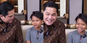 Usai Menggoyang Istana Negara dengan Lagu 'Ojo Dibandingke', Farel Prayoga Dapat Beasiswa dari Erick Thohir
