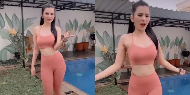 Potret Maria Vania Asyik Joget Pakai Baju Ketat, Netizen Salfok Lihat Badannya yang Makin Langsing