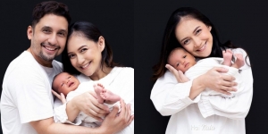 10 Potret Newborn Photoshoot Anak Corry Pamela dan Umar Syarief, Gemas Bertema Putih Putih