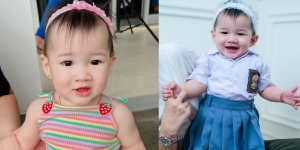 10 Potret Gendhis Anak Nella Kharisma yang Baru Genap Satu Tahun, Pesonanya Manis Bak Princess Kecil!  