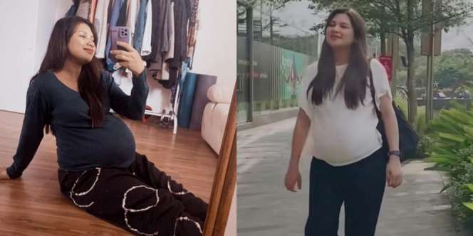 Persalinan Makin Dekat, Ini Potret Indah Permatasari Tampil Sederhana dengan Baby Bump yang Udah Besar