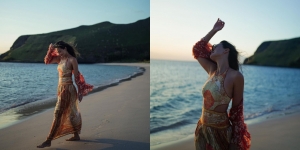 Deretan Potret Cantik Luna Maya di Pinggir Pantai, Estetik dan Indah Banget