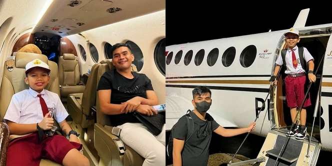 Makin Terkenal, Ini Potret Farel Prayoga Berangkat ke Sekolah Naik Jet Pribadi