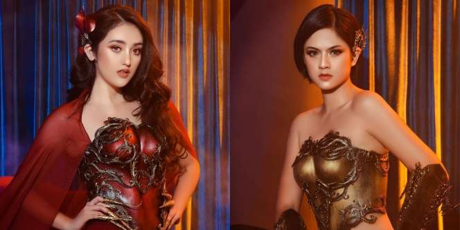 Deretan Artis yang Jalani Pemotretan Pakai Outfit Breastplate, Ranty Maria Jadi Mirip Wonder Woman!