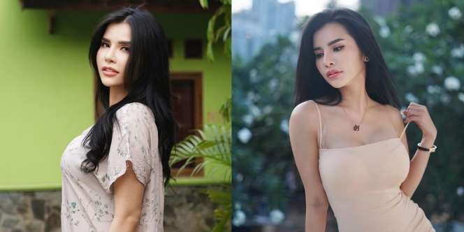 Kenakan Dress Ketat Warna Nude, Penampilan Maria Vania Ini Menggetarkan Jiwa Banget!