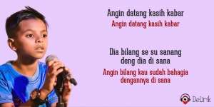 Lirik Lagu Angin Datang Kasih Kabar - Sembilan Project