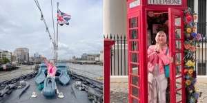 10 Potret Nina Zatulini Liburan di London, Tampil Fresh dengan Outfit Serba Pink