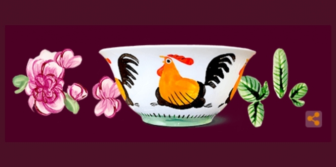 Mangkok Ayam Jago Jadi Logo Google Doodle Hari ini, Intip Sejarah dan Filosofinya di Sini Yuk!