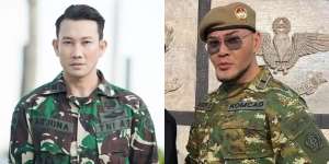 14 Gaya Selebriti Tanah Air Pakai Seragam Tentara, Mana nih yang Paling Gagah dan Macho?