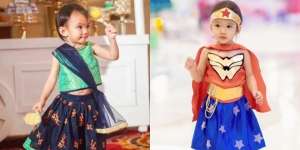 10 Potret Baby Claire Anak Shandy Aulia Kenakan Berbagai Macam Kostum, Gemas Saat Cosplay jadi Wonder Woman!