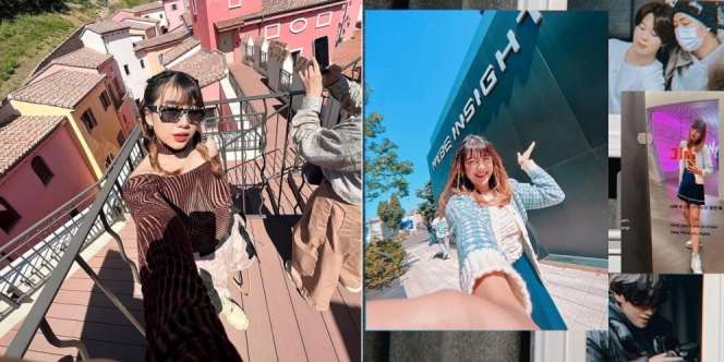 10 Potret Ghea Indrawari Liburan ke Korea, Asyik Berhalu Ria dan Nyanyi di Jalanan Kota Seoul