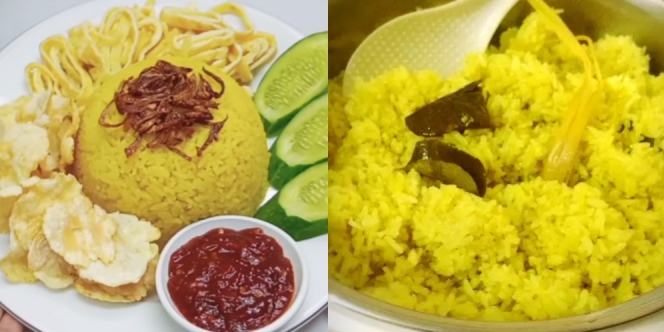 11 Resep Nasi Kuning Rice Cooker, Cukup 3 Bahan Sederhana