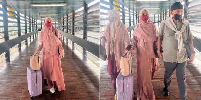 Deretan Potret Laudya Chintya Bella Jalan-Jalan ke Banjarmasin, Pose Digandeng Sang Ayah Bikin Baper