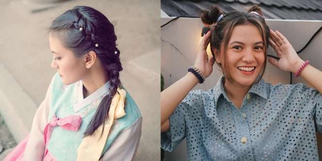 Deretan Gaya Rambut Marsha Aruan yang Bikin Penampilannya Makin Gemes, Mulai dari Kepang hingga Cepol Dua