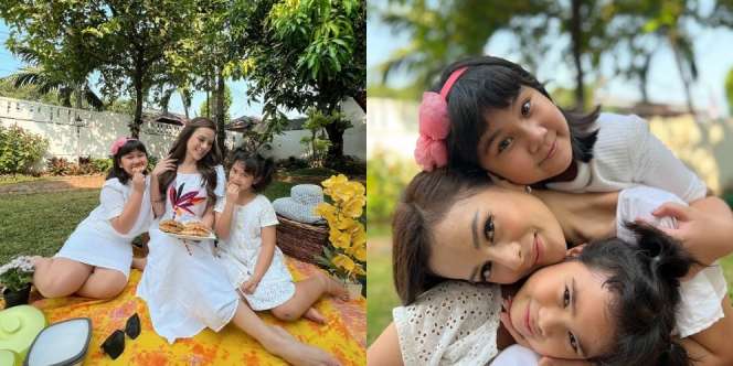 Makin Cantik sampai Dikira Oplas, Ini 10 Potret Memukau Astrid Tiar Bareng Anak-anaknya