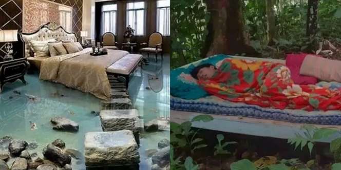 Anti Mainstream Ini Potret Kamar Bernuansa Alam yang Bikin Geleng-Geleng, Sampai Tidur di Tengah Hutan