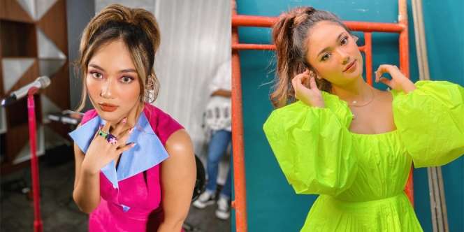 Punya Kulit Tanned, Ini 10 Gaya Marion Jola Waktu Pakai Outfit Warna Ngejreng