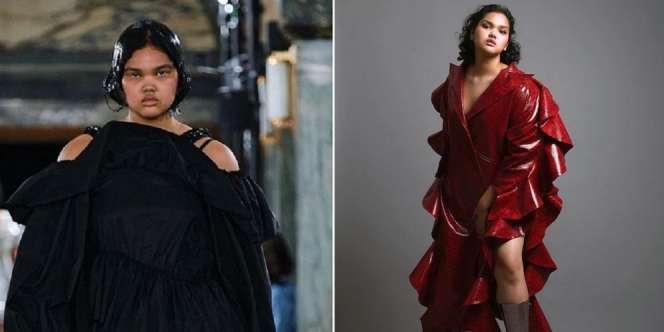 10 Pesona Shahnaz Indira, Model Curvy Indonesia yang Sukses Debut di London Fashion Week