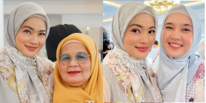 9 Potret Pesona Titi Kamal Kenakan Hijab saat Hadiri Lauching Brand Laundya Cintya Bella, Aura Kalem dan Anggun Memancar
