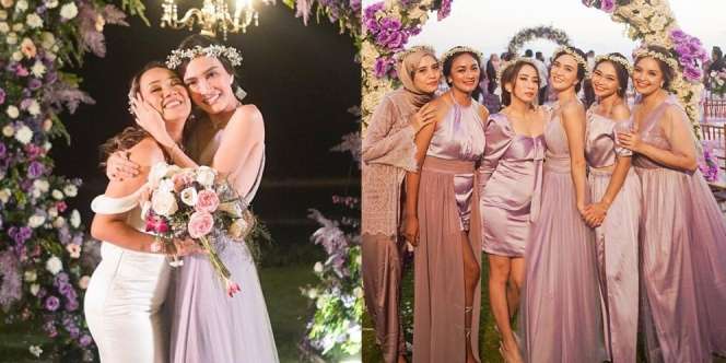 Deretan Pesona Shandy Aulia saat Jadi Bridesmaid, Cantiknya Gak Kalah sama Pengantinnya lho!