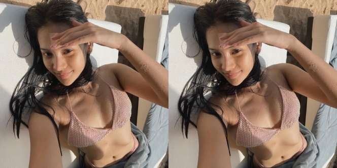 Pamer Kulit yang Makin Tanned, Penampilan Anya Geraldine di Pinggir Pantai ini Jadi Sorotan