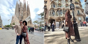 Bak Honeymoon Lagi, 10 Potret Mesra Tania Nadira dan Suami Liburan ke Spanyol