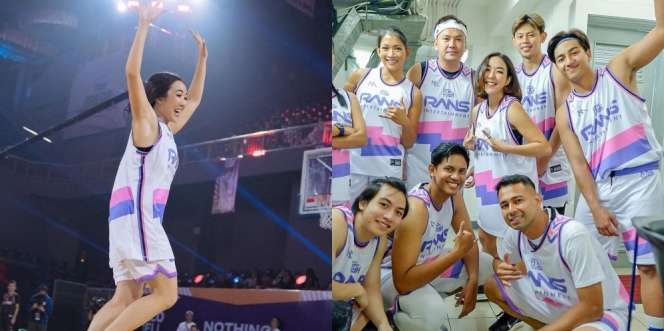 Gandeng Wijin, Ini Deretan Potret Gisella Anastasia saat Main Basket di Media Clash yang Melawan Gading Marten 