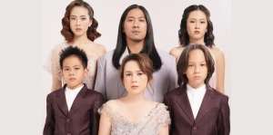 Adhisty Zara Posting Photoshoot Keluarga, Netizen Salfok dengan Penampilan Gondrong Sang Ayah