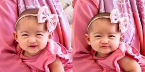 7 Potret Baby Moana saat Pakai Baju Pink, Cantik dan Gemesin Banget Kayak Boneka!