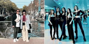 Gaya Liburan Nia Ramadhani ke Amsterdam, Bikin Heboh Saat Bergaya Bak Girlband Bareng Wulan Guritno