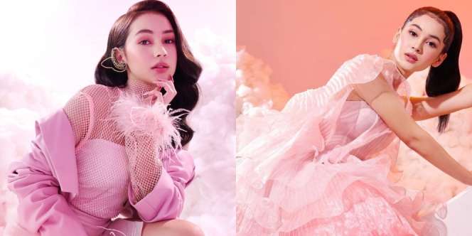 8 Photoshoot Sandrinna Michelle dengan Tema Serba Pink, Anggun dan Cantik Banget!