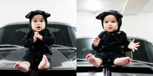 Dandan Ala Catwoman, Ini Deretan Potret Baby Ameena yang Gemesin Ikut Rayakan Halloween