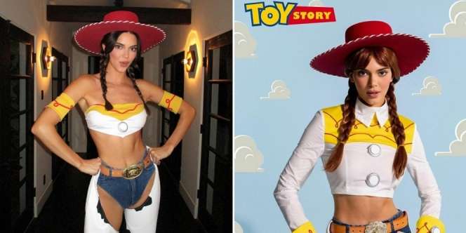 Imut dan Menggemaskan, Ini 8 Potret Kendall Jenner Cosplay Karakter 'Toy Story' Untuk Pesta Halloween