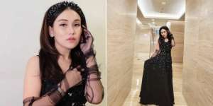 Sudah Sembuh, Ini 10 Potret Menawan Ayu Ting Ting Tampil dengan Gaun Hitam dan Bando Diamond