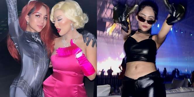 10 Potret Rachel Vennya di Pesta Halloween, Mulai Jadi Marilyn Monroe sampai Jadi Karakter The Matrix