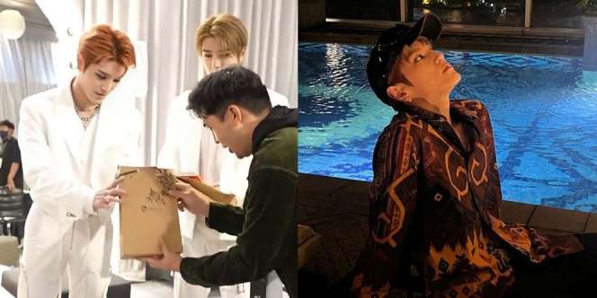 7 Potret Taeyong NCT Pakai Batik Pemberian Jerome Polin, Penggemar Berasa Nemu Partner Kondangan!