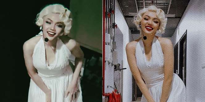 Usai Heboh Mirip Lisa BlackPink, Ini Deretan Potret Rina Nose Cosplay jadi Marilyn Monroe