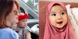 Lucu Banget, Baby Vanilla Anak Rosiana Dewi Tampil Gemesin saat Berhijab