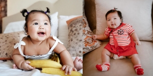 10 Potret Baby Xarena Anaj Siti Badriah dengan Rambut Dikucir, Pipi Chubbynya Kelihatan Tumpah-Tumpah!