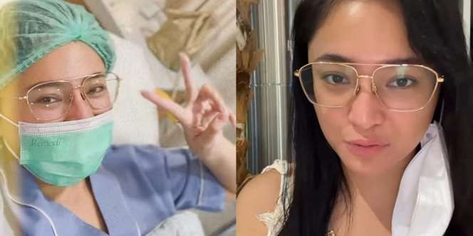 Deretan Potret Marshanda Jalani Operasi Tumor Payudara, Tetap Tersenyum Meski Sendirian
