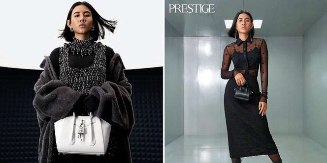 Jalani Pemotretan untuk Majalah PRESTIGE, Shenina Cinnamon Tampil Memukau dalam Balutan Busana Givenchy
