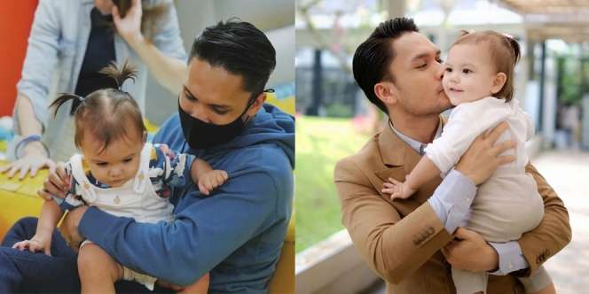 Deretan Potret Randy Pangalila Momong Baby Blair, Bapak dan Anak Sama-Sama Good Looking hingga Jadi Idaman Netizen