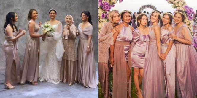 Deretan Pesona Selebriti Saat jadi Bridesmaid, Amanda Manopo Tampil Cetar dan Terbuka