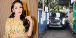 7 Potret Gang Sempit Menuju Rumah Mewah Ayu Ting Ting yang Dikira Hoax, Mobil Lewat Mepet Banget!