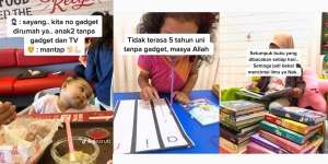 Ibu Ini Berhasil Didik Buah Hati Tanpa Gadget Selama 5 Tahun, Anaknya Jadi Suka Baca Buku  dan Kreatif Banget!